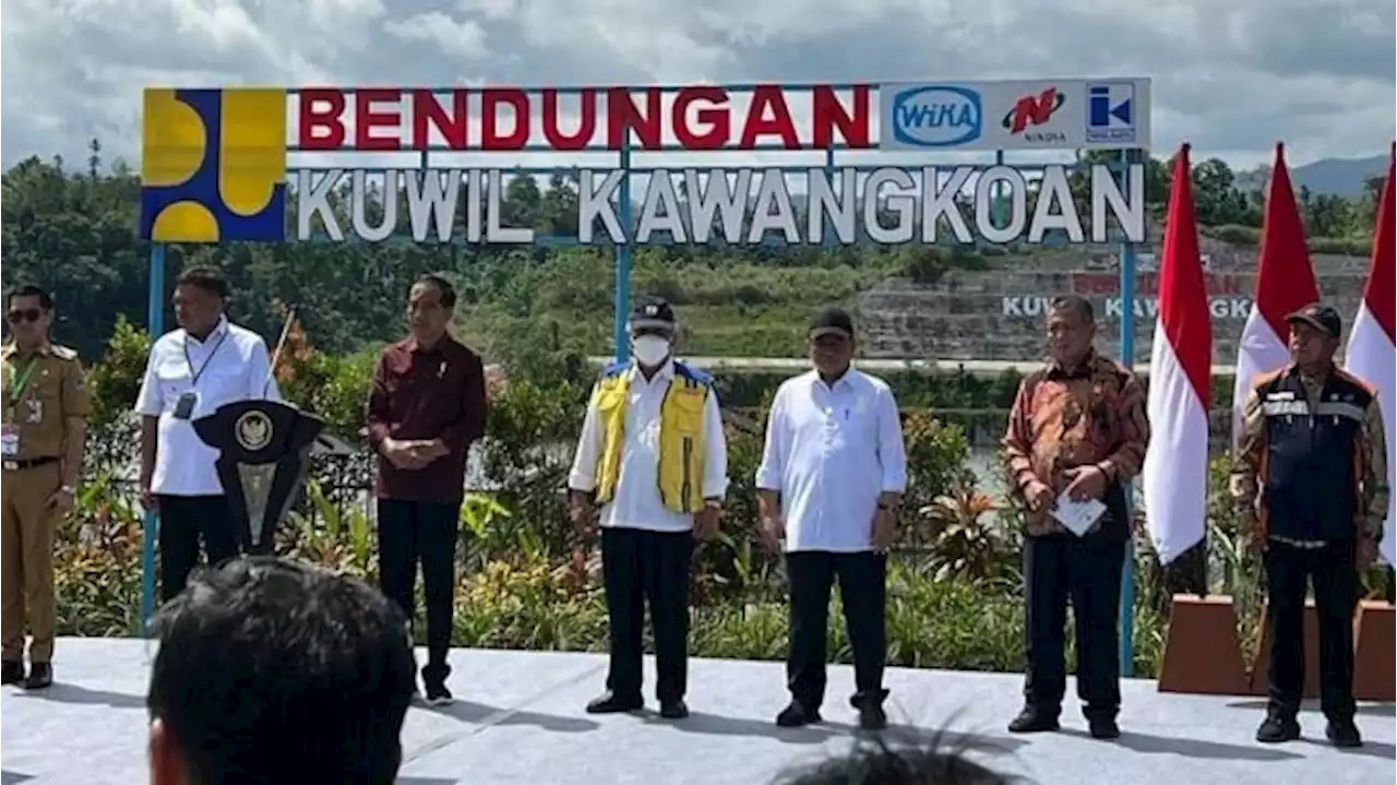 Hasil Desain BUMN, Bendungan Kuwil Kawangkoan Diresmikan Presiden Jokowi