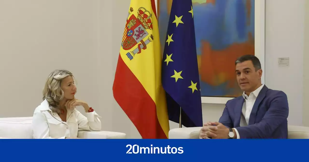 Díaz y Sánchez encaran la recta final de la negociación para subir el salario mínimo antes de que termine enero