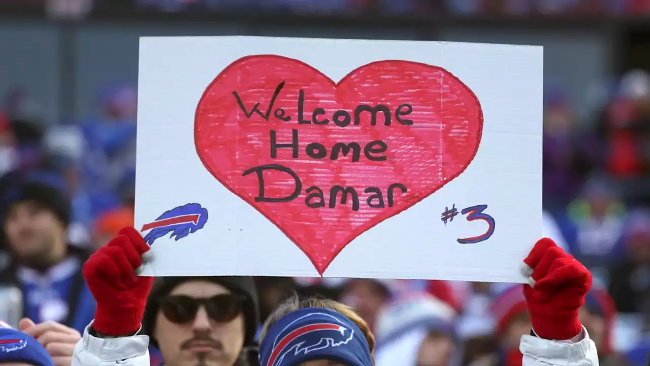 Damar Hamlin attends first game since cardiac arrest