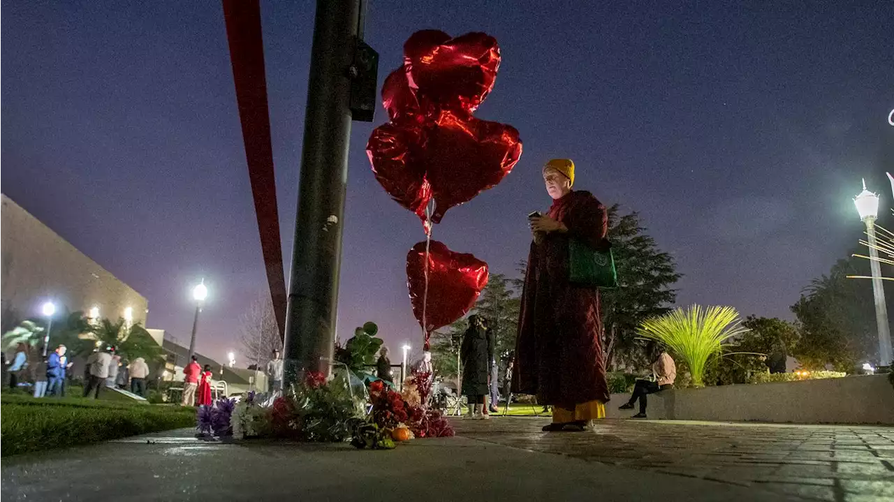 In photos: Monterey Park honors mass shooting victims with vigil and memorial