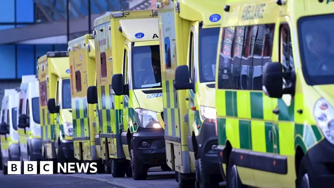 Ambulance strike during cold snap freezing fog