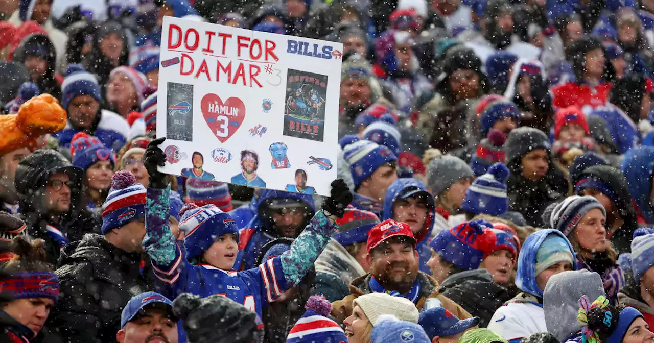 Damar Hamlin attends first game since collapse