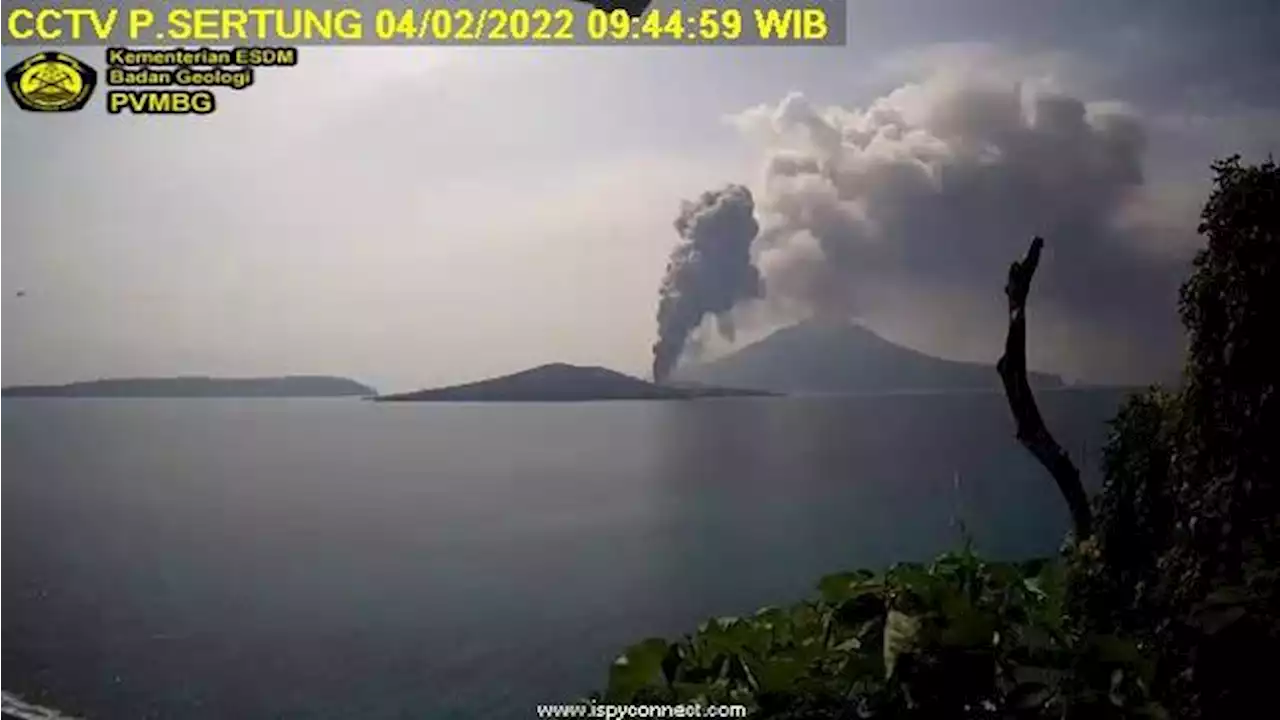 Waspada! Gunung Anak Krakatau Erupsi Lagi Hari Ini