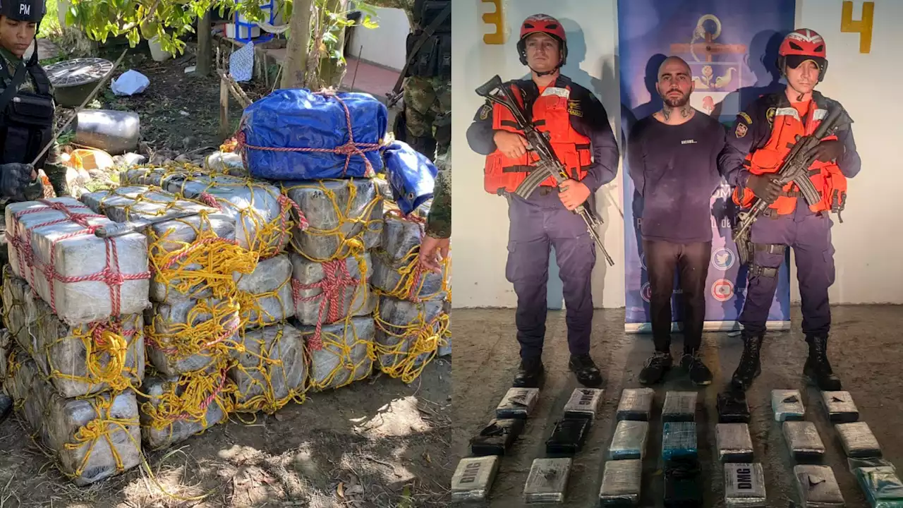 Incautan 930 kilos de clorhidrato de cocaína en Sitionuevo y Santa Marta