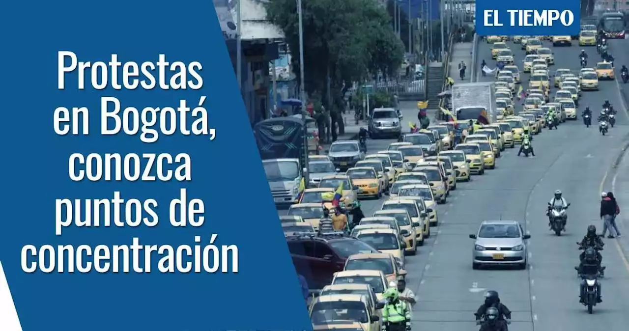 Taxistas anuncian protestas en Bogotá: conozca dónde se concentrarán