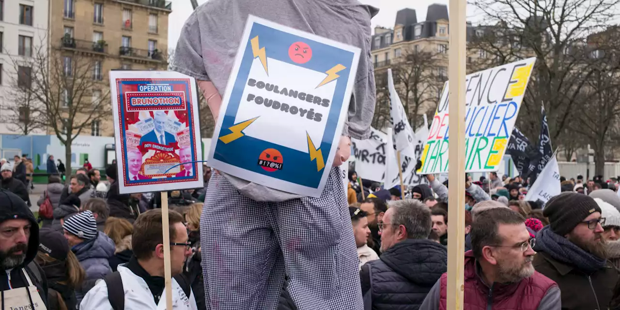 Hausse des prix de l'énergie : les boulangers dans la rue pour alerter les pouvoirs publics