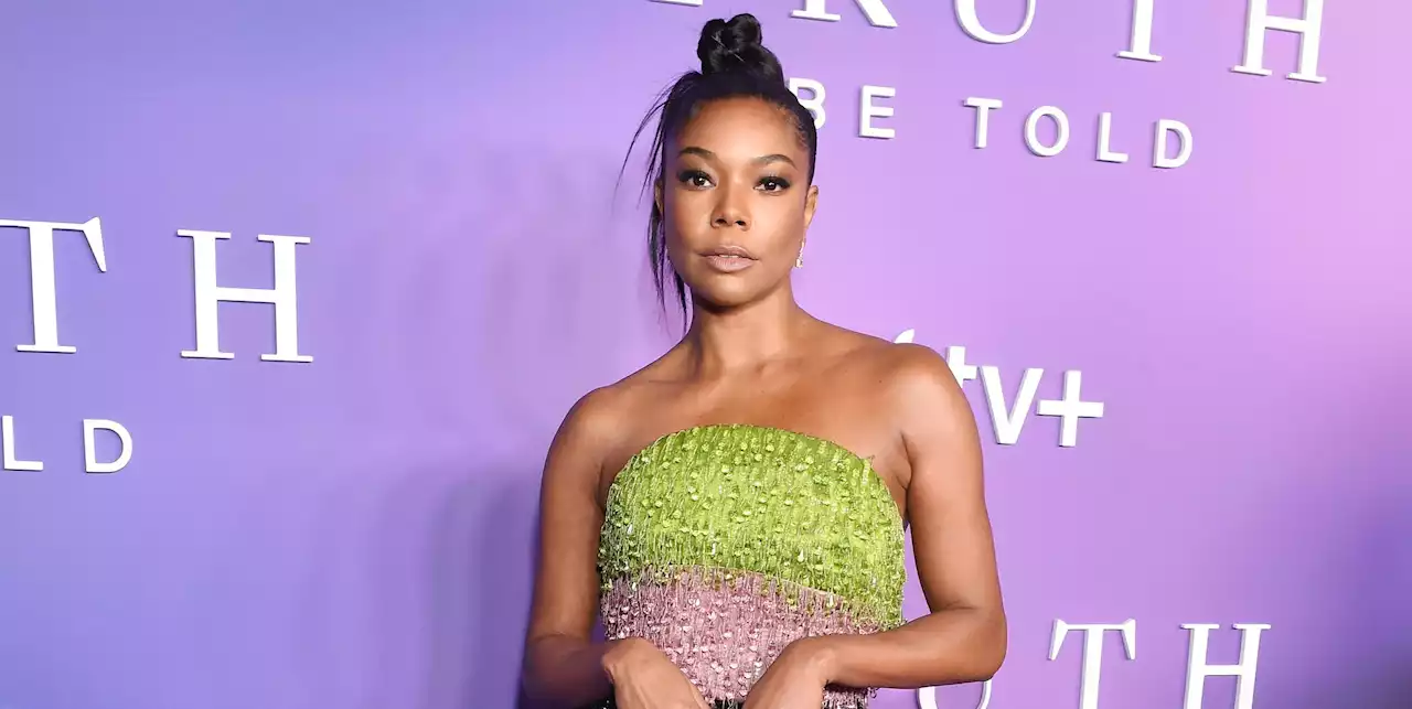 Gabrielle Union Looks Dazzling in a Crystal Fringe Prada Gown