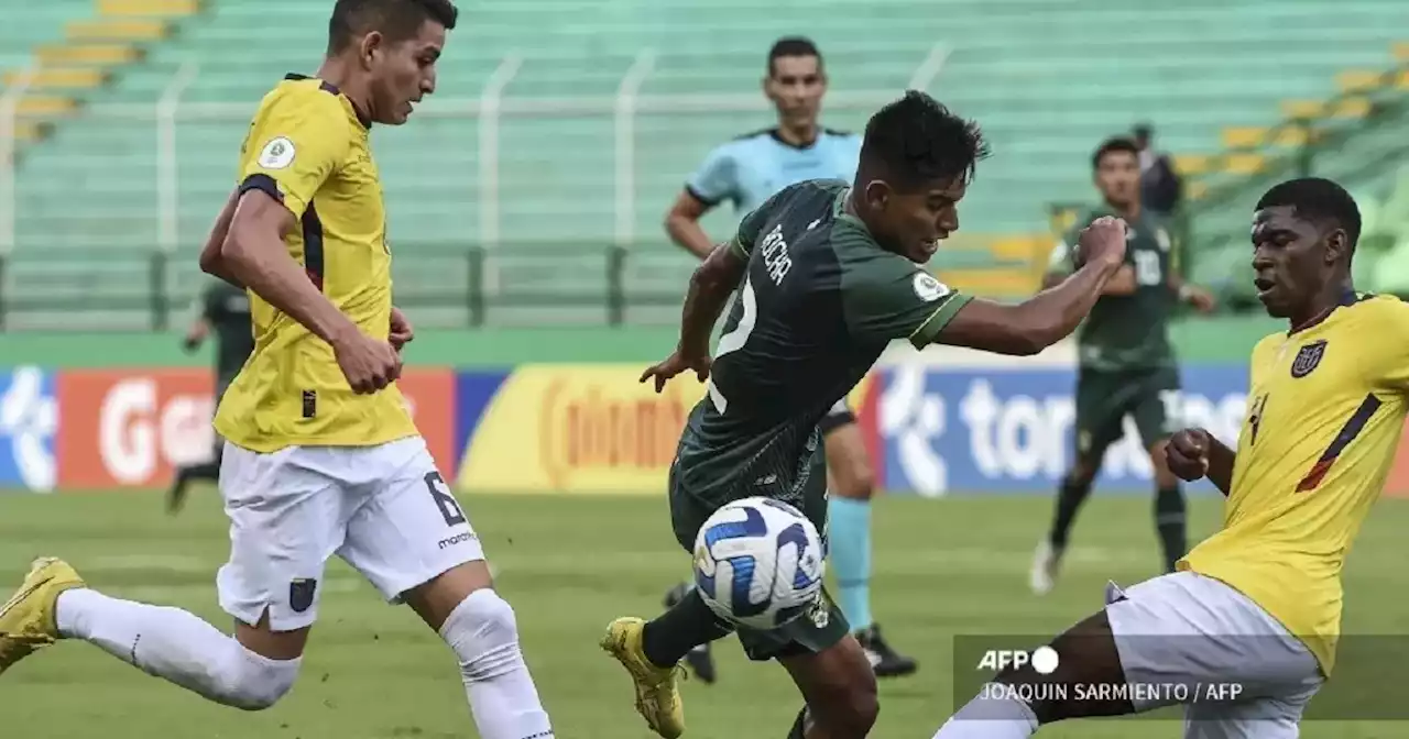 Sudamericano sub 20: Ecuador venció a Bolivia