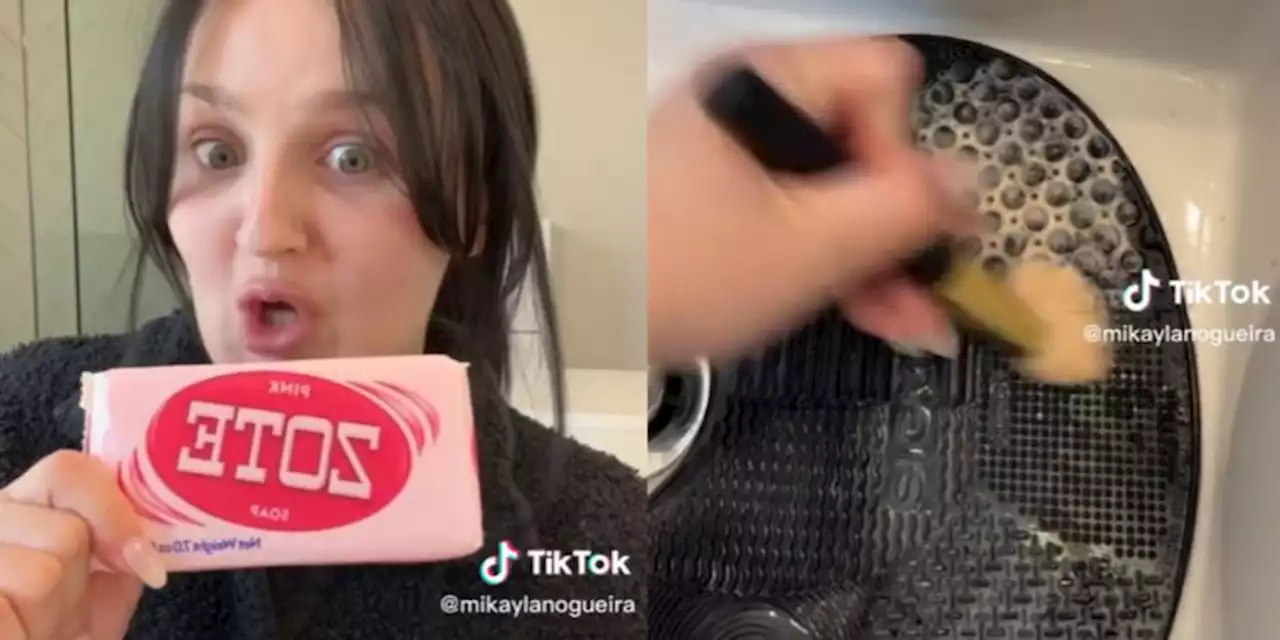 Influencer estadounidense incluye al jabón Zote en su rutina de maquillaje y causa furor entre mexicanos