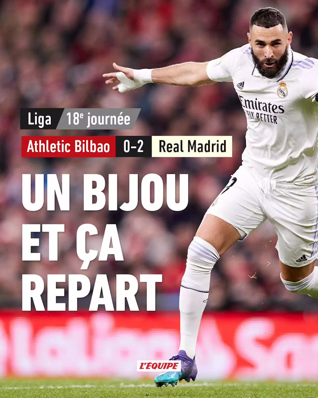 Athletic Bilbao 0-2 Real Madrid, La Liga, résultat et résumé du match (22/01/2023)