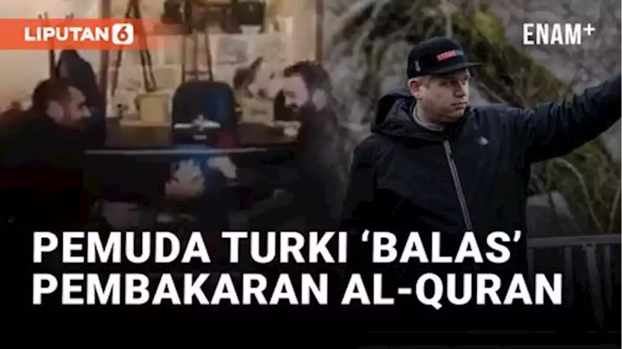 VIDEO: Respons Pembakaran Al-Quran di Swedia, Remaja Turki Bagikan Bunga ke Gereja | Enamplus