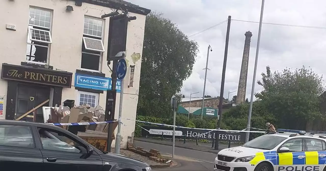 'Ruined shell' pub to make way for shop and flats