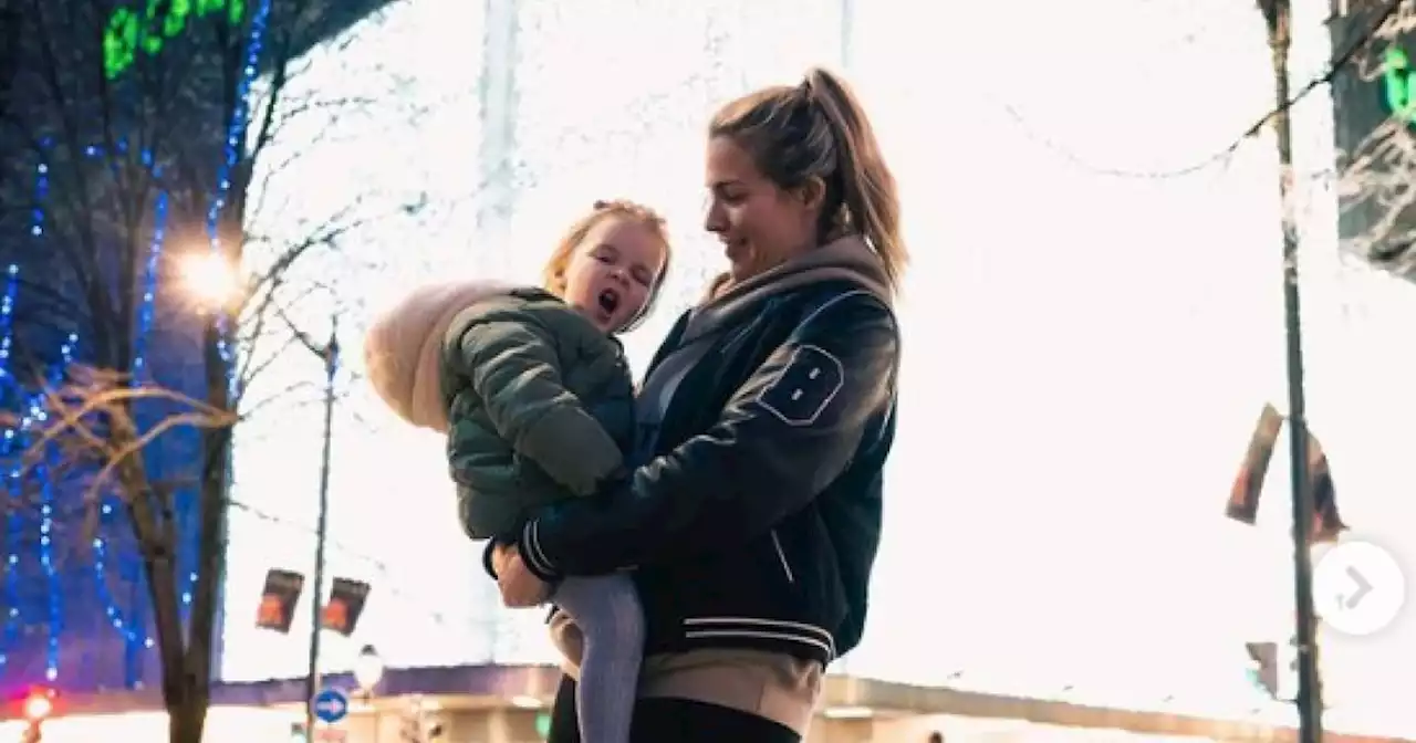 Gemma Atkinson shares daughter's hilarious belly response to pregnancy