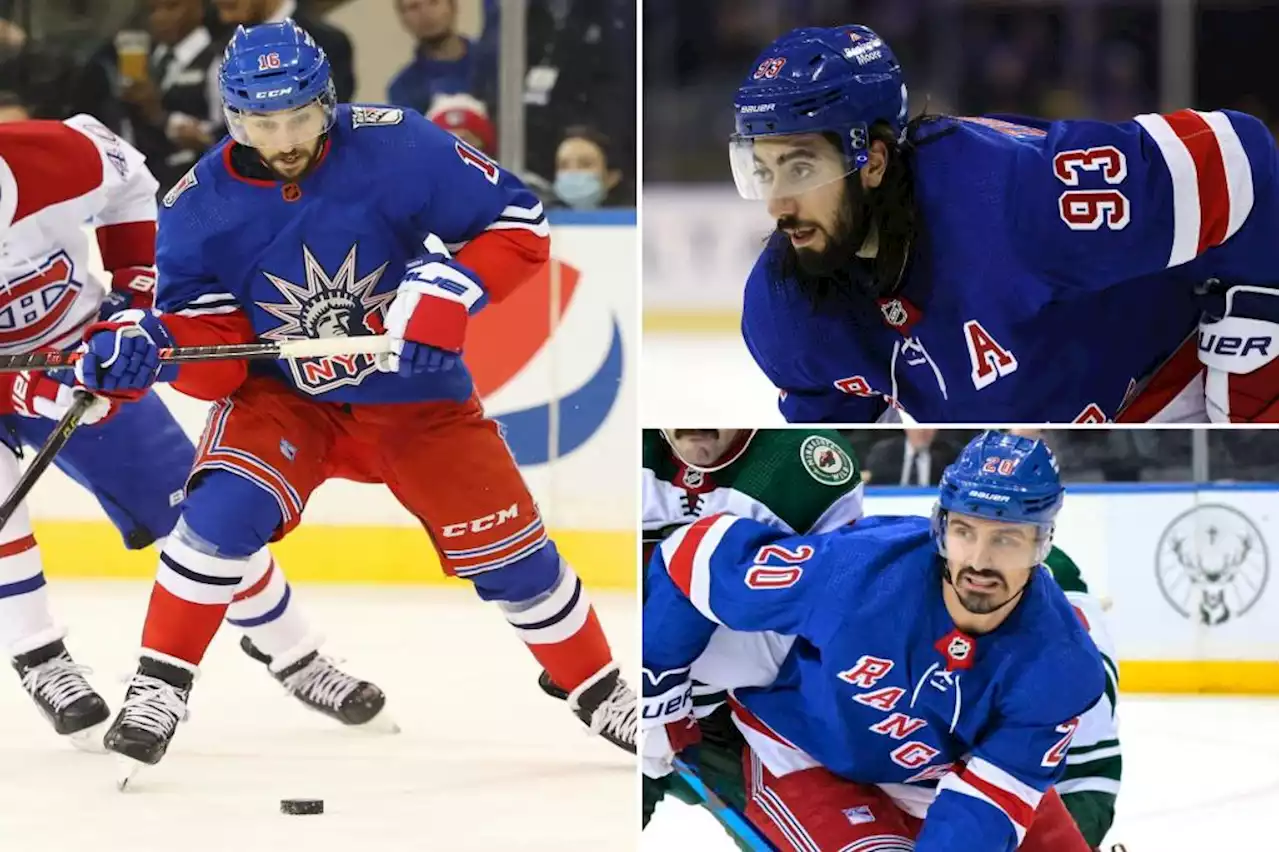 Rangers sticking with top power-play unit despite struggles