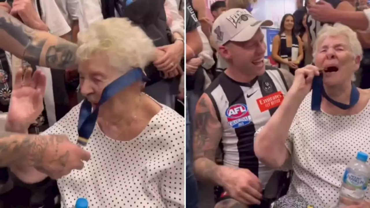 Jordan De Goey celebrates grandma’s ‘last game’ with emotional act