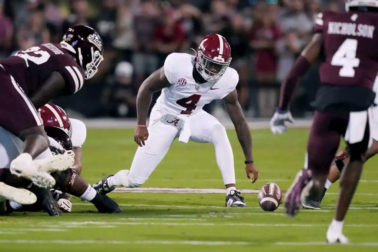 Nick Saban explains why Alabama can be ‘apprehensive’ to go under center