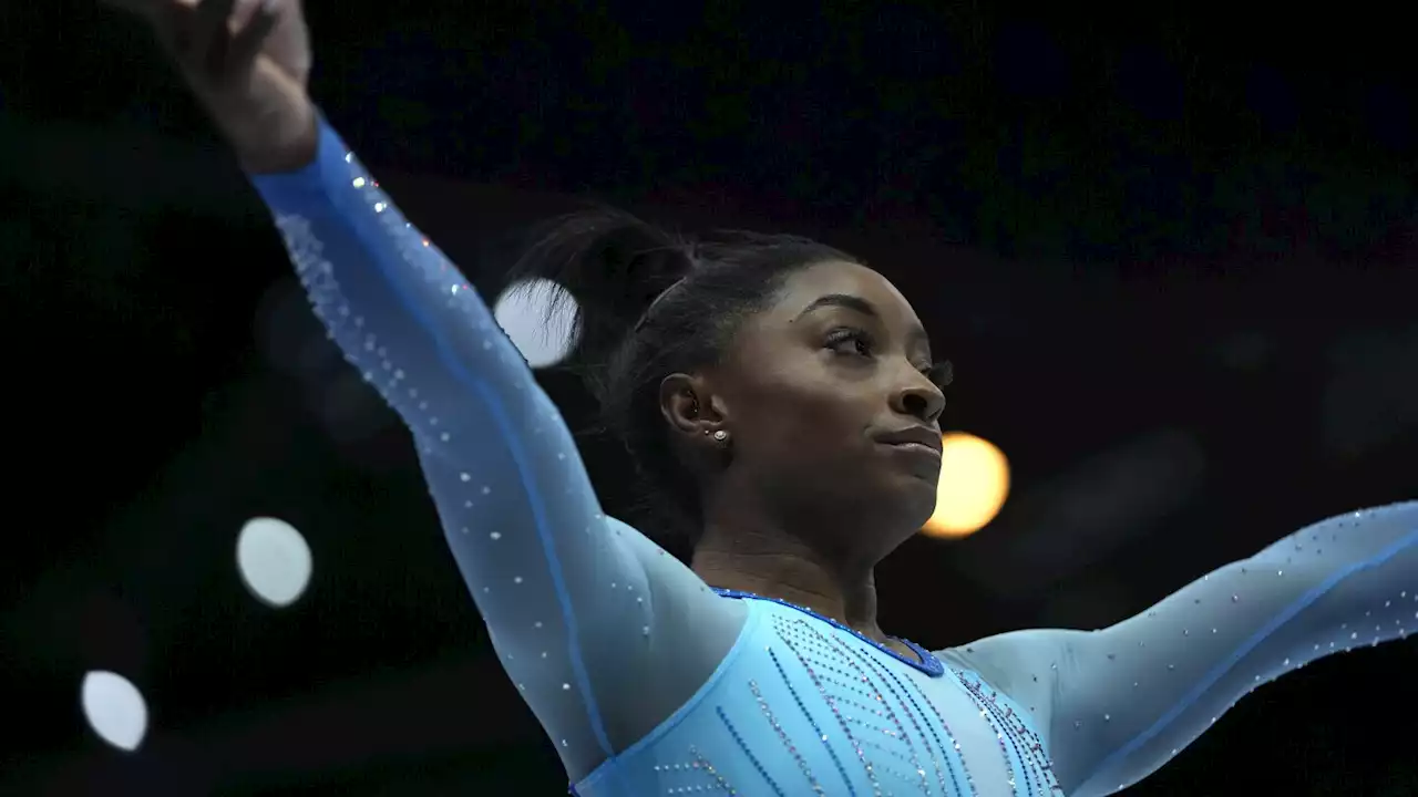 Simone Biles leads a dominant US performance at the world gymnastics championships