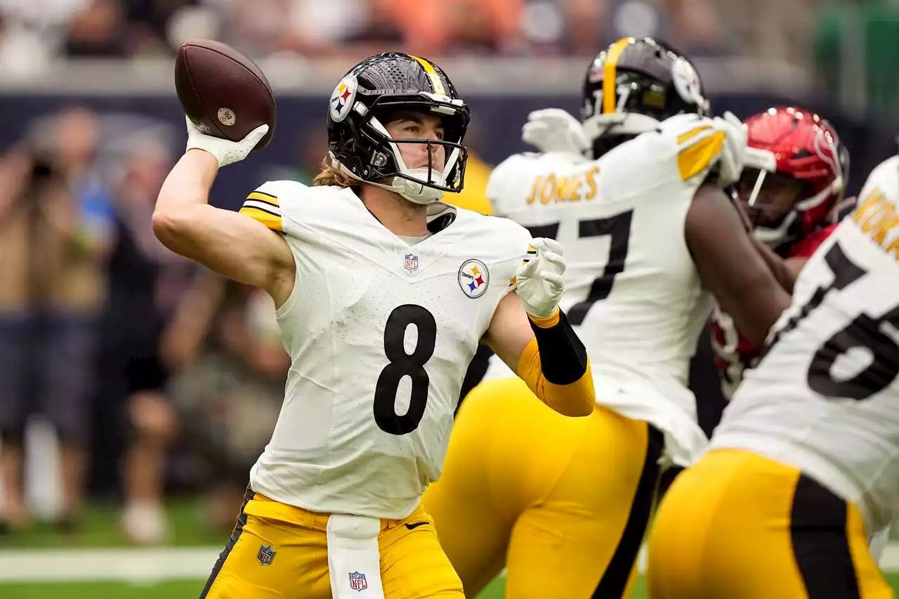 Steelers rule Kenny Pickett out of rest of game vs. Texans with a knee injury