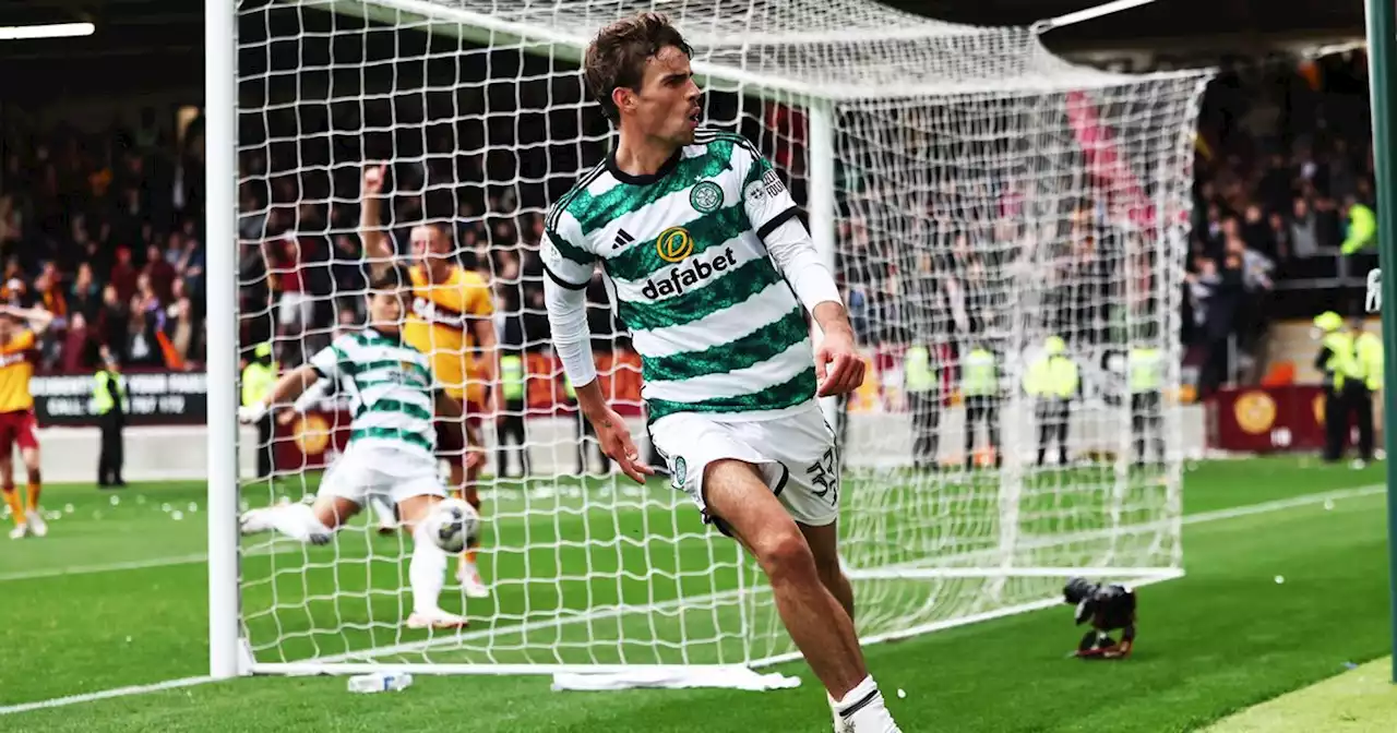 Matt O'Riley laps up Celtic kisses from 'crazy' fans