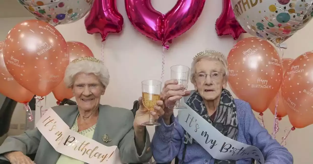 Scots pals celebrate 101st birthdays together in Glasgow care home