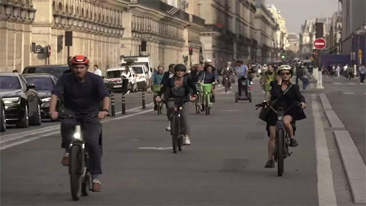 Paris is seeing a new kind of road rage: Bike-lane traffic jams