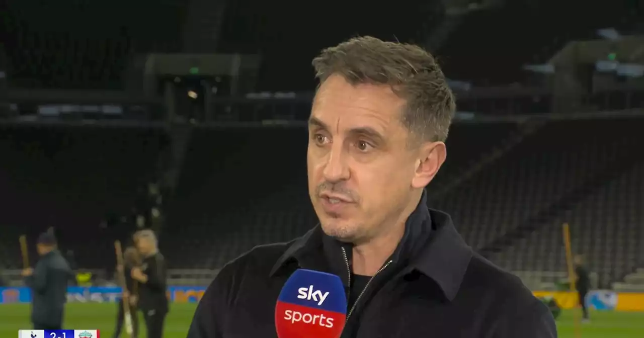 'Can’t see this at home' - Neville shares theory after spotting what referee did
