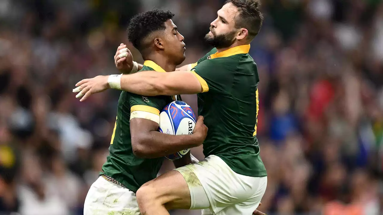 Coupe du monde 2023 : L'Afrique du Sud fait un grand pas vers les quarts après sa victoire contre les Tonga (49-18)