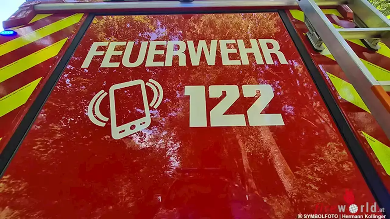 Oö: Paragagleiter aus rund 10 m Höhe mit Hoflader-Unterstützung gerettet
