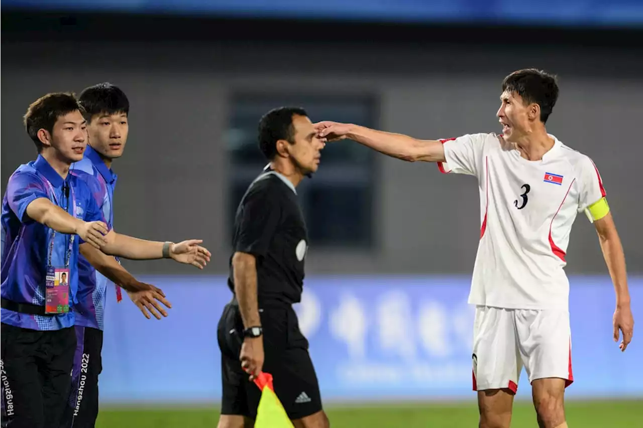 N. Korean footballers clash with referee after losing to Japan