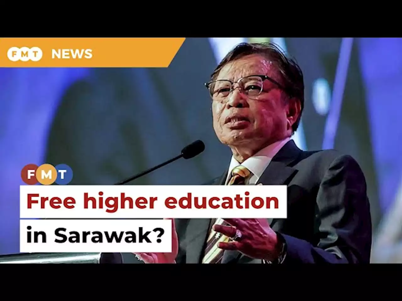 Sarawak to offer free higher education by 2026, says Abang Jo