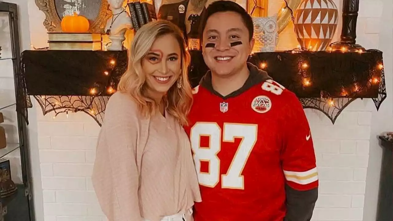 Couple's 2020 Taylor Swift-Travis Kelce Halloween costumes break internet for predicting romance