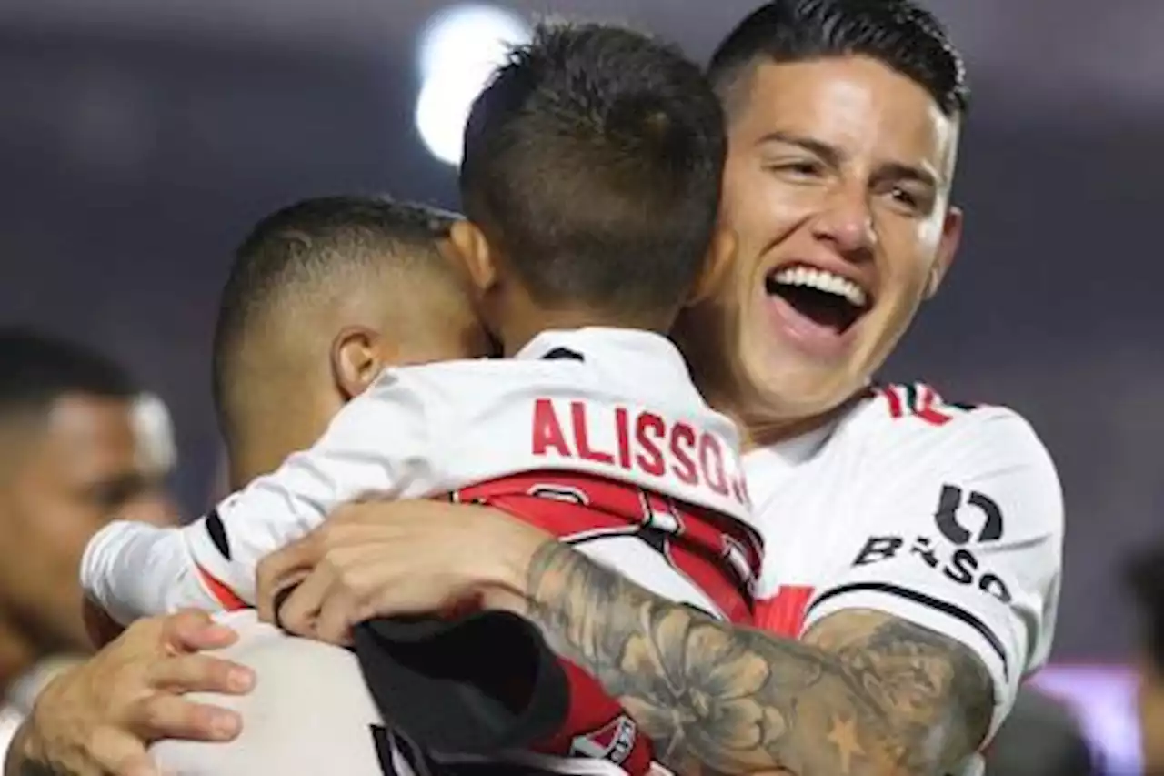 La increíble admiración del goleador del Sao Paulo por James Rodríguez