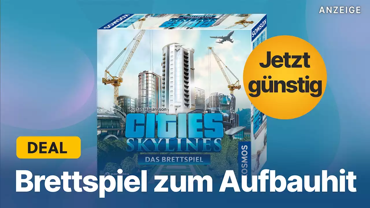 Cities Skylines: Das Brettspiel zum Aufbau-Hit gibt’s jetzt günstig bei Amazon