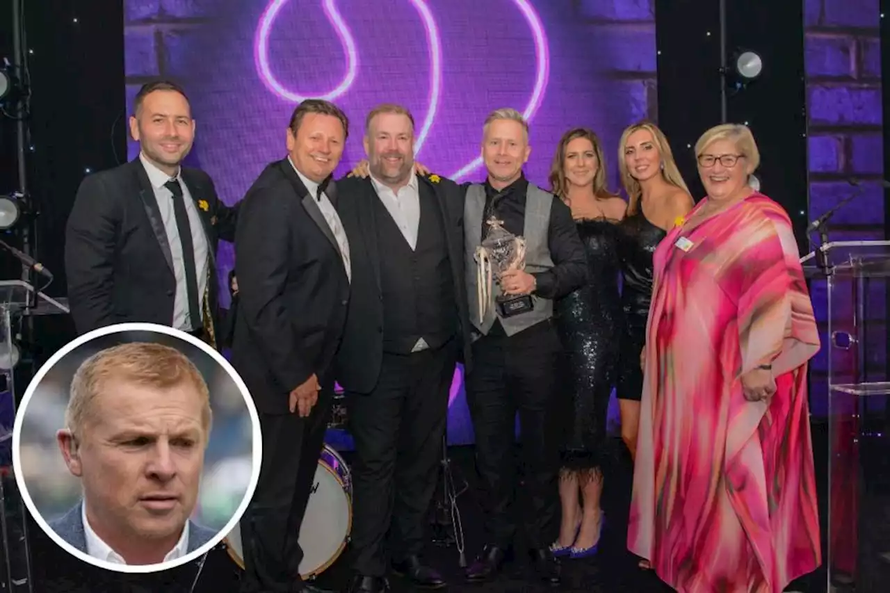 Neil Lennon joins other celebrities in Glasgow for special evening