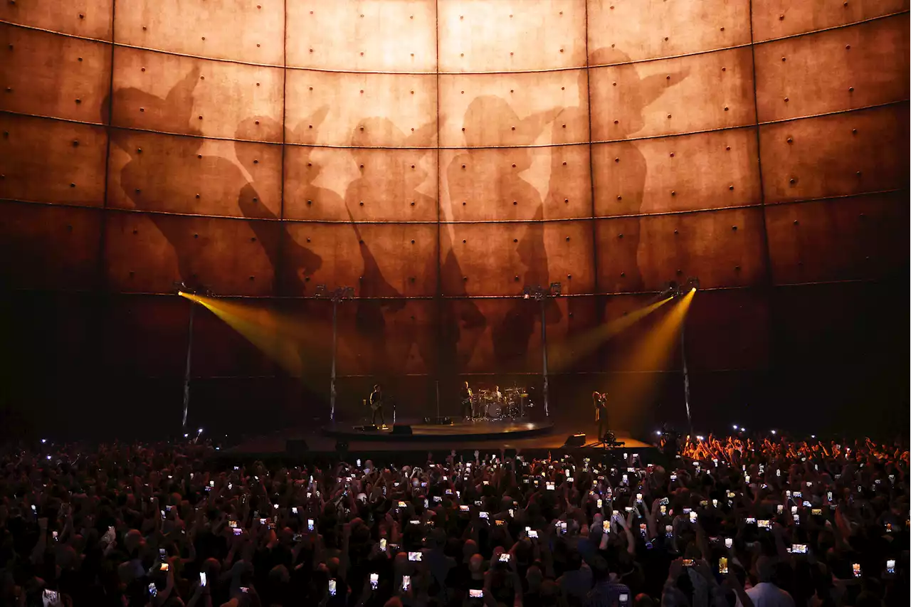 U2 Performs With Massive Visuals In Electric Opening Of Las Vegas' Sphere Venue