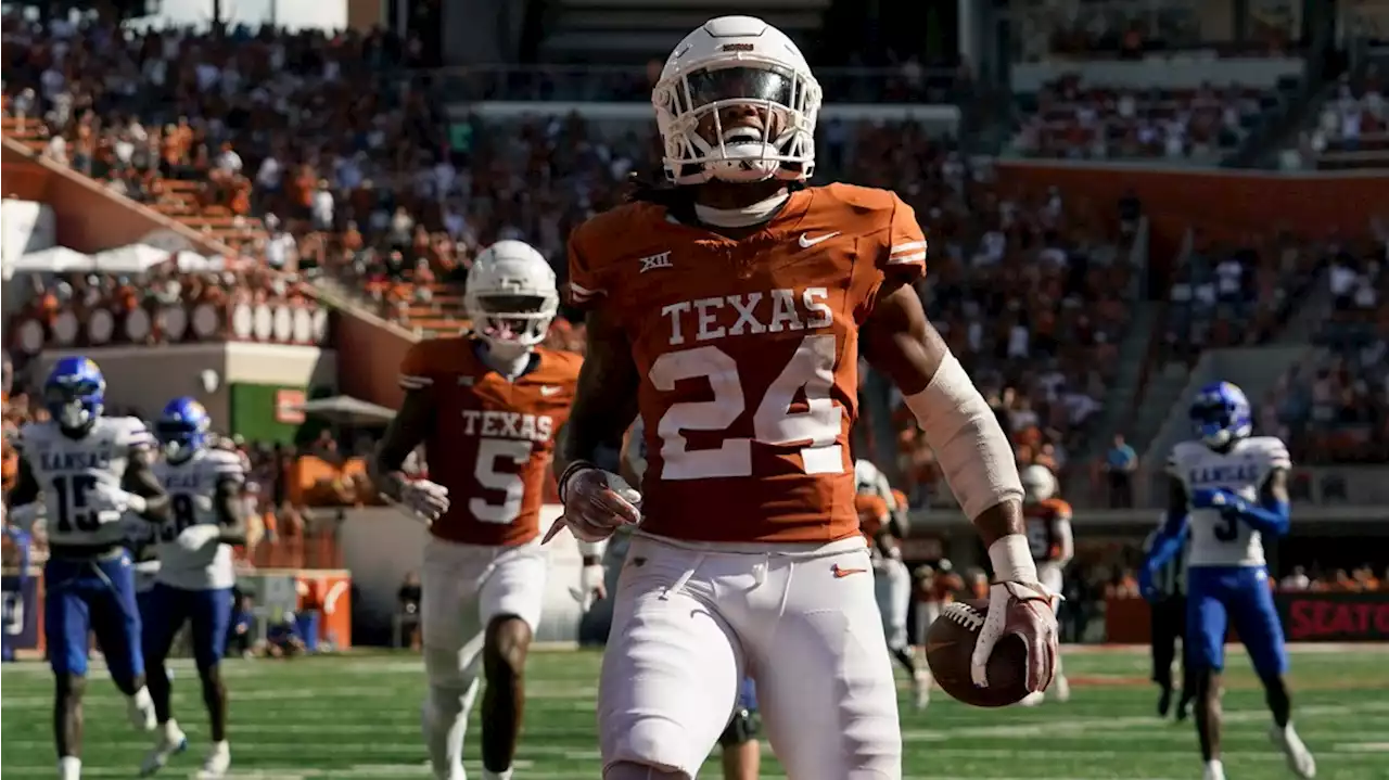 Jonathon Brooks runs for over 200 yards, big second half gives Longhorns dominant victory over Kansas