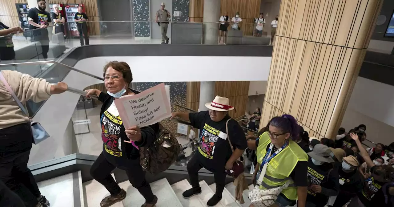 California housekeepers won't get work safety protections after another Newsom veto