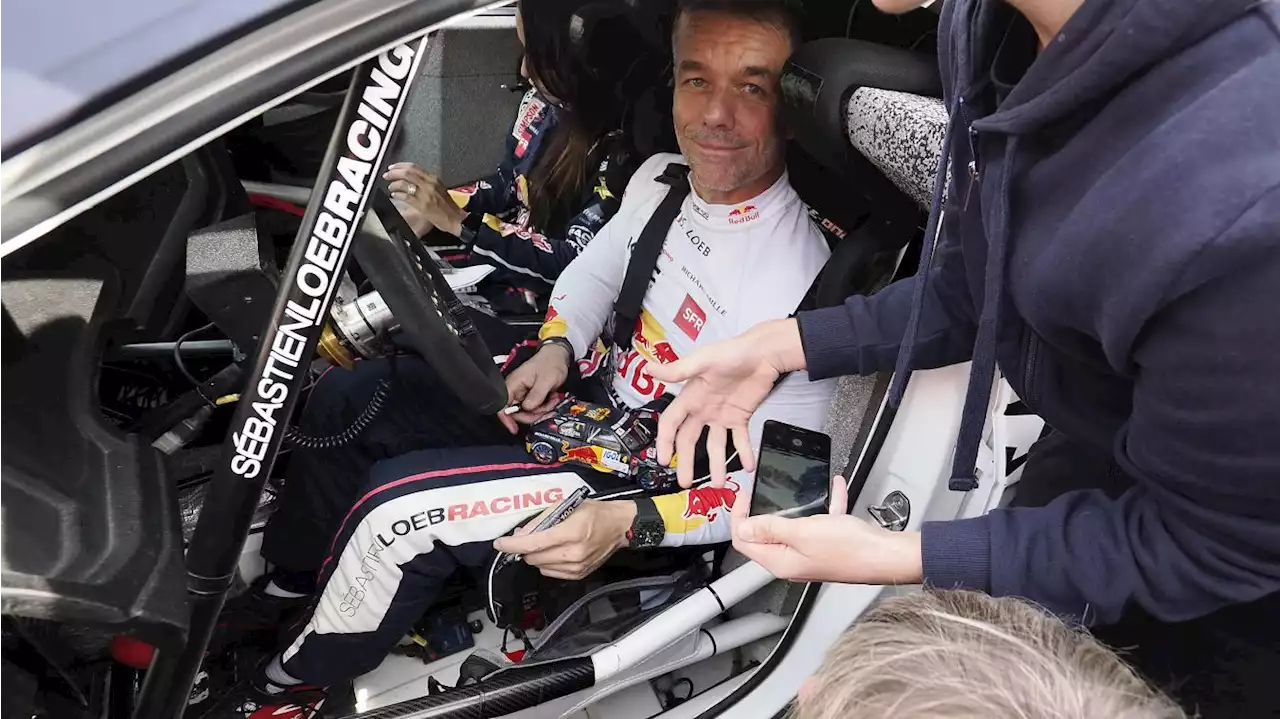 Le champion du monde Sébastien Loeb a ravi la foule au rallye Charlemagne