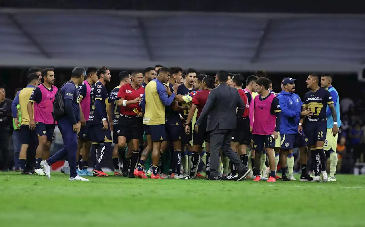 La violencia se hizo presente en el América contra Pumas