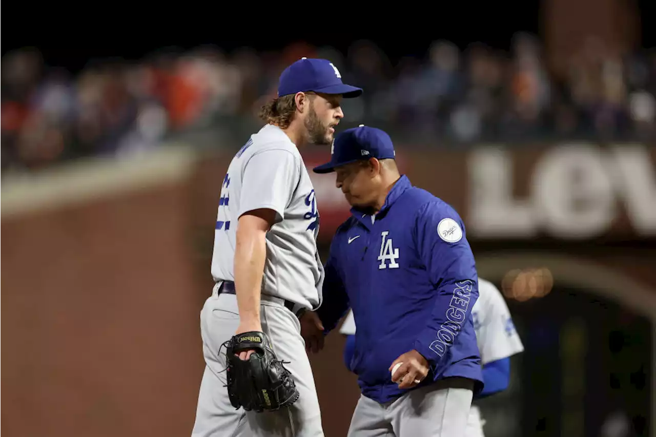 Clayton Kershaw loses for first time since May 21 as Giants beat Dodgers 2-1