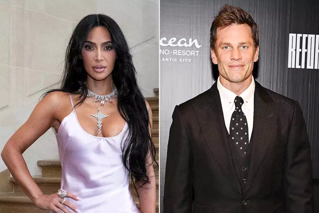 Kim Kardashian Gets into a Bidding War with Tom Brady During Casino-Themed Charity Event