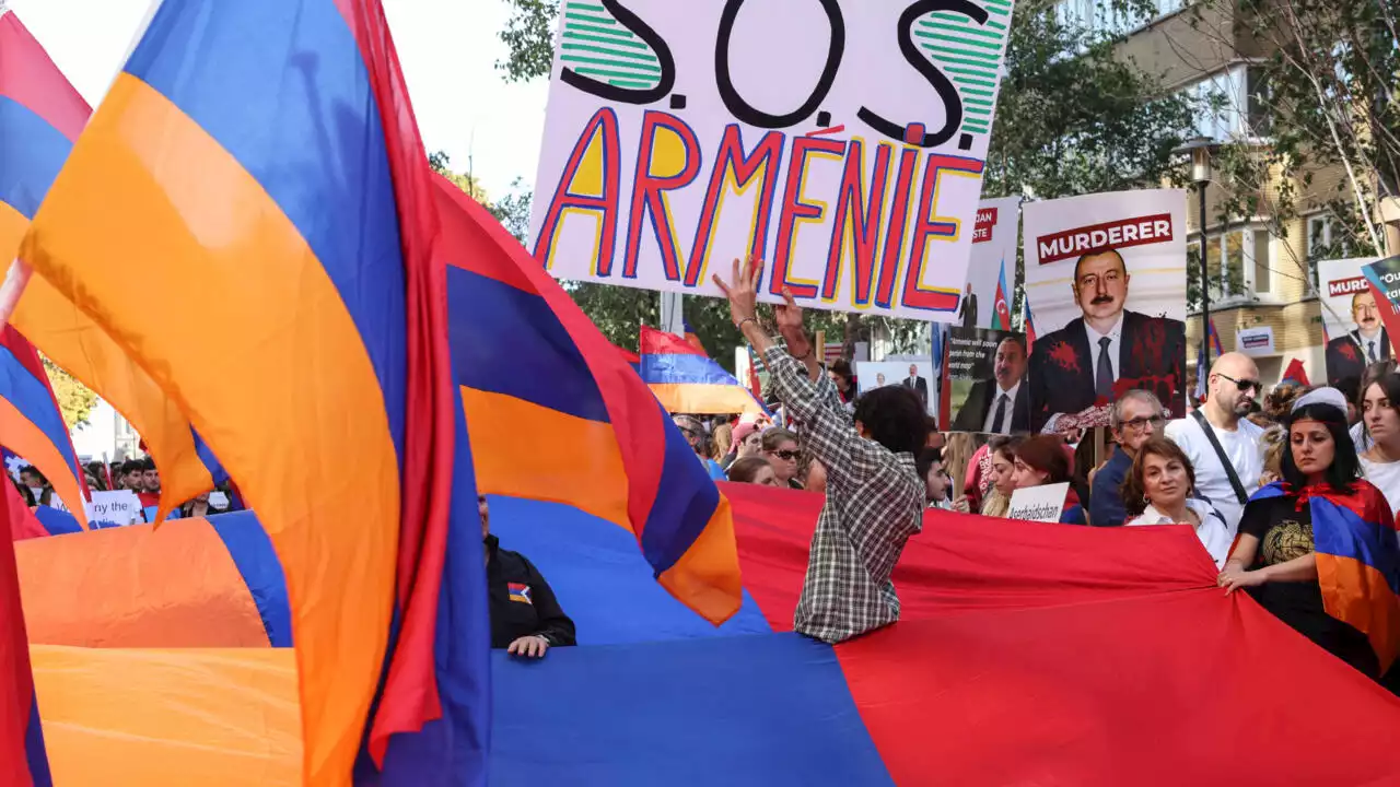 Haut-Karabakh: à Bruxelles, la diaspora arménienne demande à l'UE une réponse forte