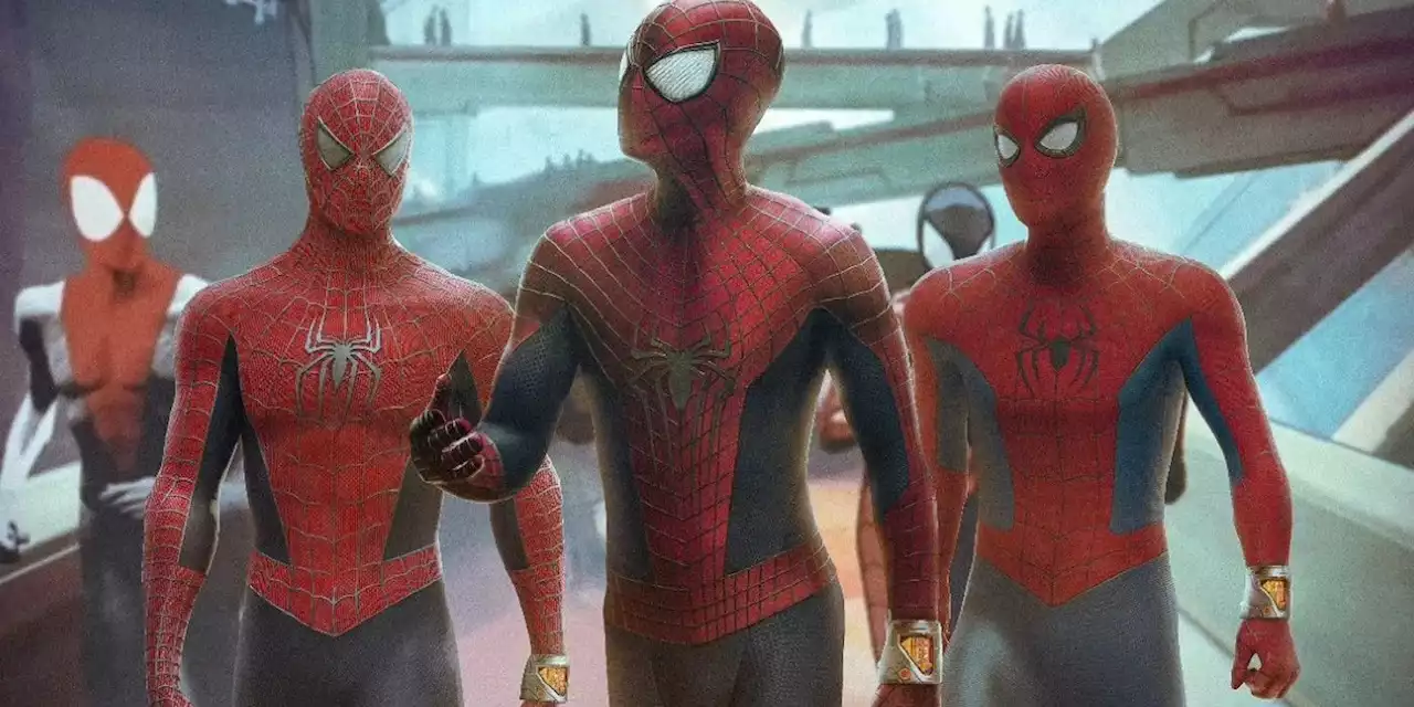 All 3 Live-Action Spider-Men Join Forces In Spider-Man: Beyond The Spider-Verse Fan Art