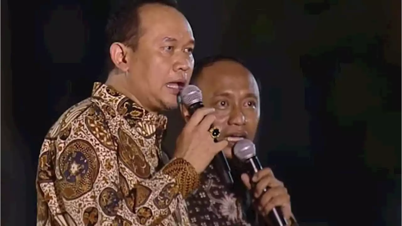 Cak Lontong dan Akbar Stand-up Comedy di Istana Berbatik, Bikin Presiden Jokowi dan Luhut Ketawa