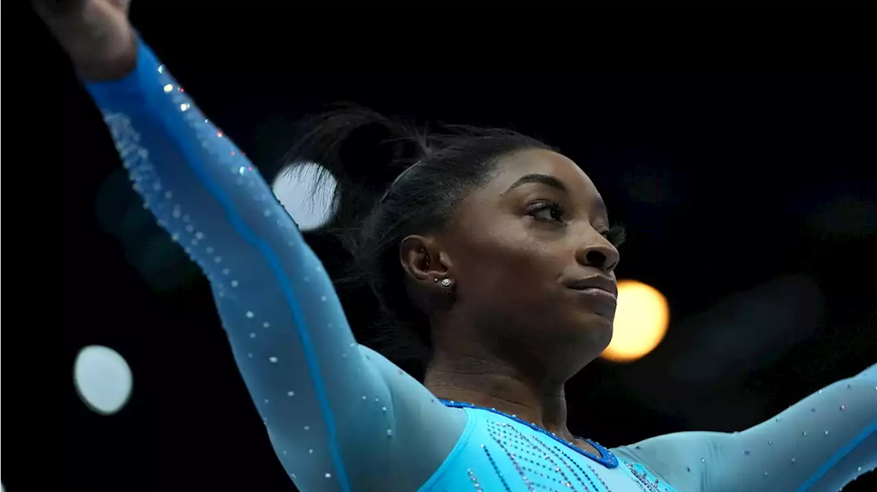 Simone Biles leads a dominant US performance at the world gymnastics championships