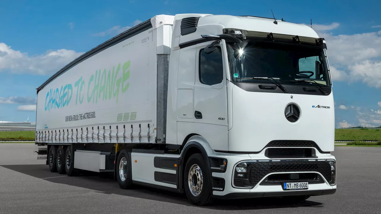 Mercedes Takes On Tesla Semi With New eActros 600 EV Offering 311 Miles Of Range