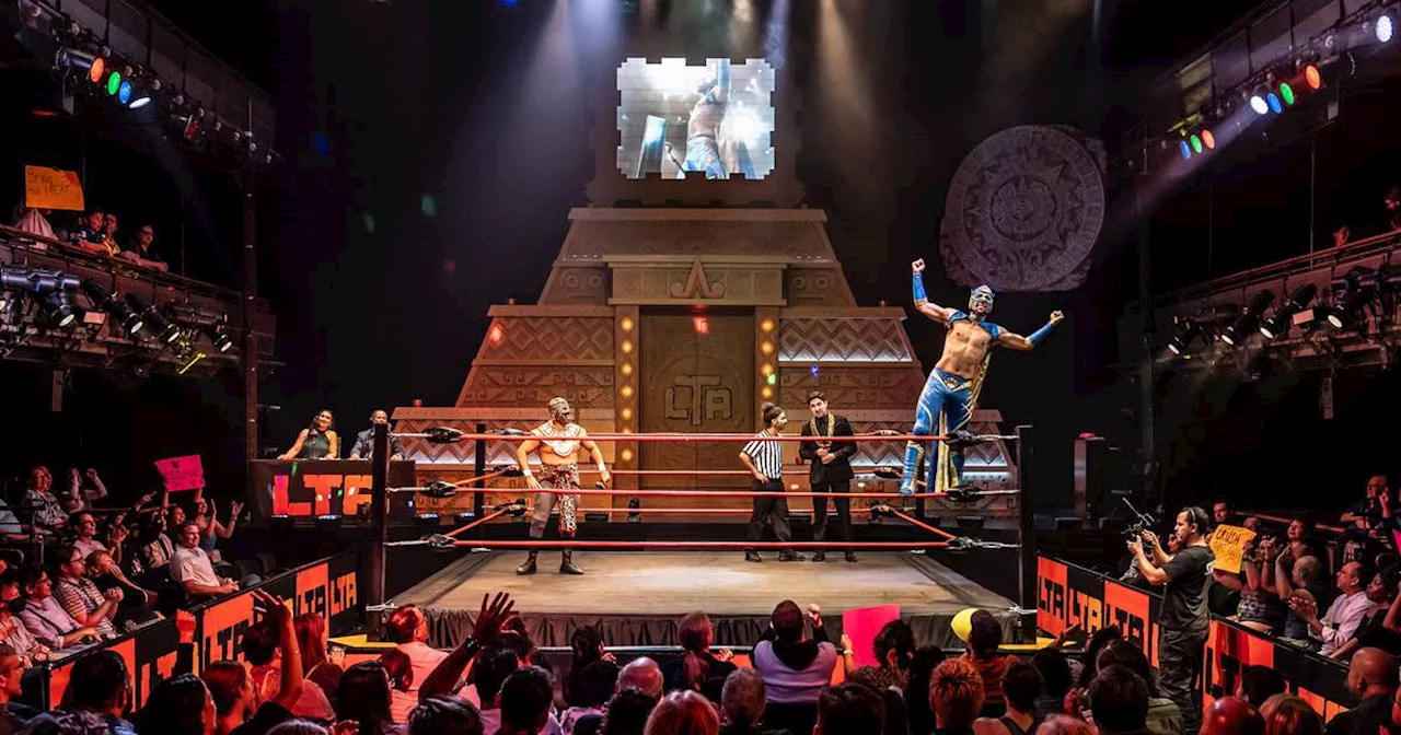 Review: In ‘Lucha Teotl’ at Goodman Theatre, the story takes second to full-on wrestling action