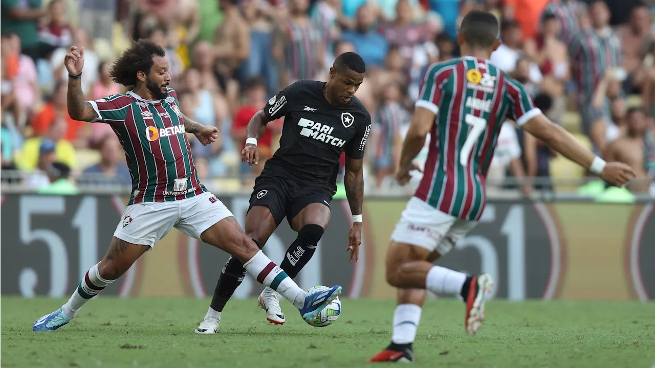 Atacante do Botafogo explica treta com Marcelo, do Fluminense: “Um bananão”