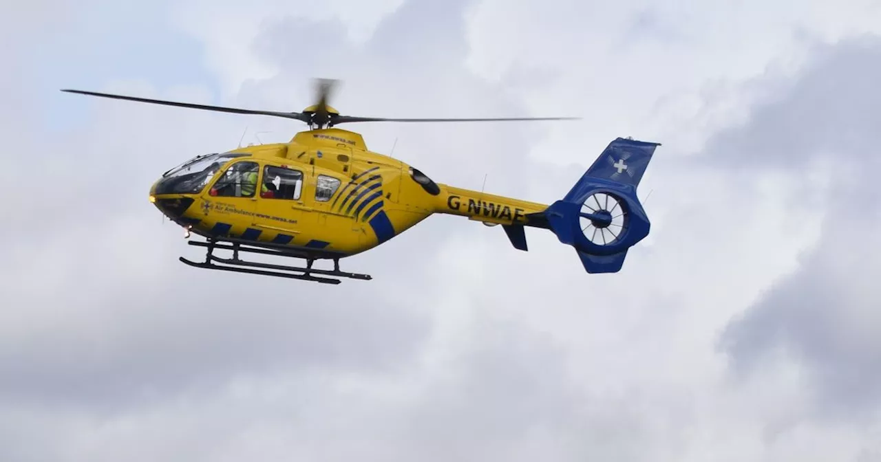 Air ambulance lands after boy, 4, hit by van