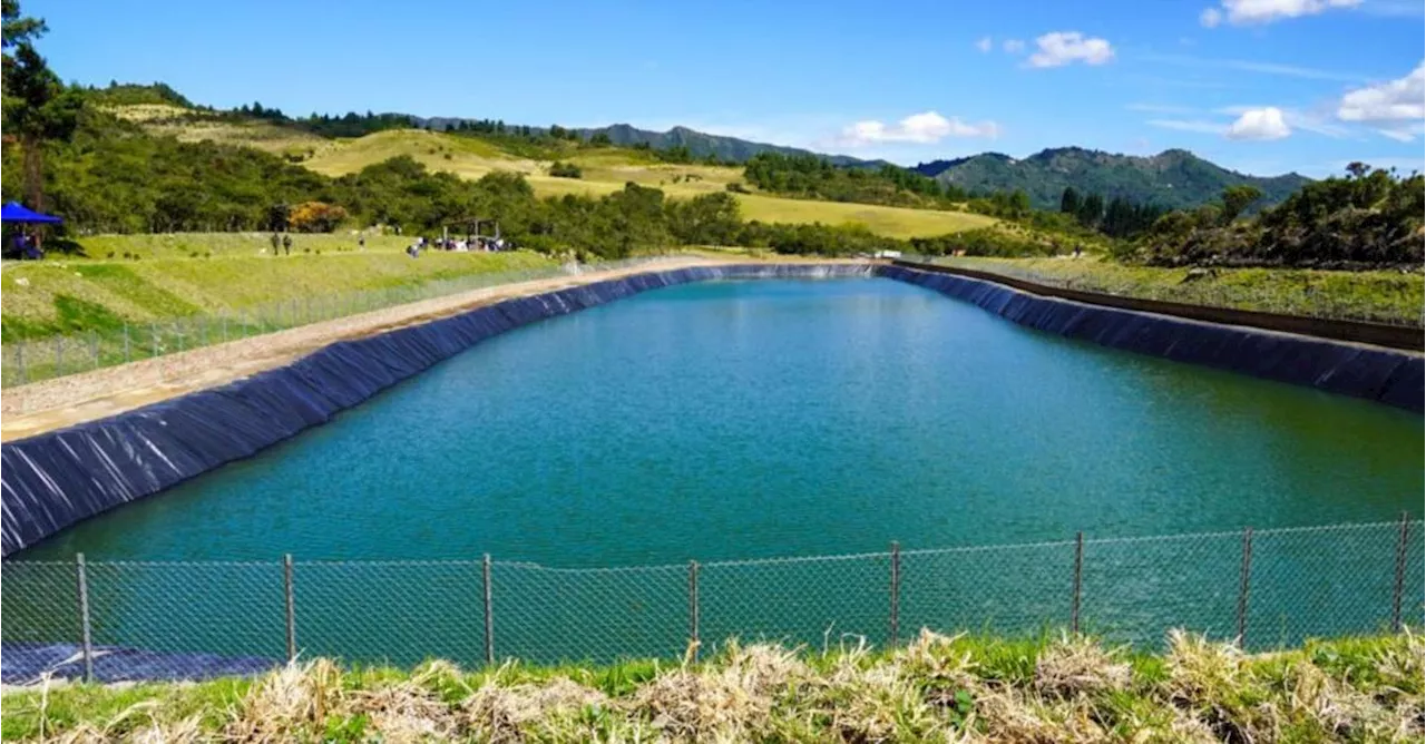 Se entregó el banco de almacenamiento hídrico más grande del país | El Colombiano